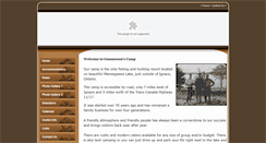 Desktop Screenshot of gummesonscamp.com